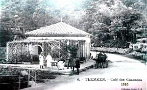 203- Tlemcen - Cafe des cascades -1910
